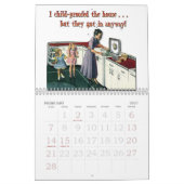 Mural Calendrier totalement rétro (Feb 2027)