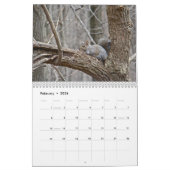 Mural Calendrier - Une année dans les bois (Feb 2026)