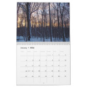 Mural Calendrier - Une année dans les bois (Jan 2026)