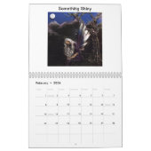 Mural Calendrier vaillant de déesse d'Angela (Feb 2026)