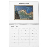 Mural Calendrier vaillant de déesse d'Angela (Mar 2027)