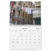 Mural Calendrier Venise Italie (Feb 2027)