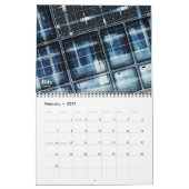 Mural Calendrier VI de fractale (Feb 2027)
