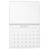 Mural Calendrier vide (Jan 2027)