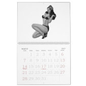 Mural Calendrier Vintage fille-cache 13 images (Mar 2027)