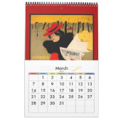 Mural Calendrier Vintage Retro Images Affiches Plain (Mar 2027)