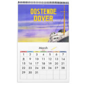 Mural Calendrier Vintage voyage 14 Affiches Europe plain (Mar 2026)