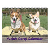 Mural Calendrier Welsh Corgi (Protection)
