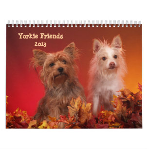 Mural Calendrier Yorkie Friends 2013