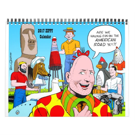 MURAL CALENDRIER ZIPPY 2017 (Protection)