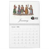 Mural Campanie de calendrier - Italie (Jan 2026)