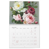 Mural Catherine Klein floral et calendrier de coutume de (Jan 2027)