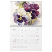 Mural Catherine Klein floral et calendrier de coutume de (Mar 2027)