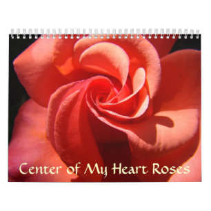 Mural Centre rose de calendrier de mes cadeaux de