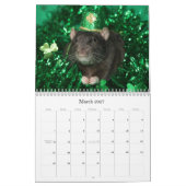 Mural C'est un calendrier 2016 du monde de rat (Mar 2027)