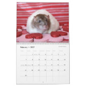 Mural C'est un calendrier du monde des rats (Feb 2027)