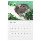 Mural C'est un calendrier du monde des rats (Mar 2026)