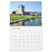 Mural Châteaux et cottages de calendrier de l'Irlande (Mar 2026)
