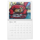 Mural Chats par le calendrier d'Angie 2011 (Feb 2027)