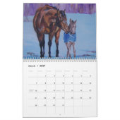 Mural Chevaux - calendrier 2015 (Mar 2027)
