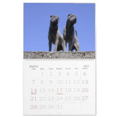 Mural Chinois Shar Pei calendrier de 15 mois (Mar 2027)