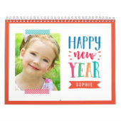 Mural Citations saisonnières Calendrier photo moderne (Protection)