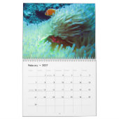 Mural Clownfish de calendrier des Fidji 2015 (Feb 2027)