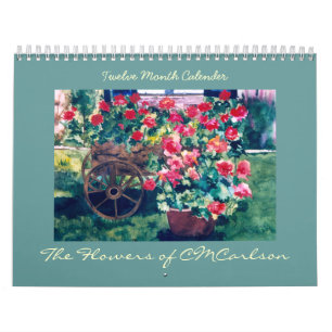 Mural CMCarlson fleurit le calendrier