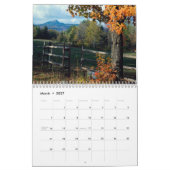 Mural Colonnes d'automne 2 Calendrier (Mar 2027)