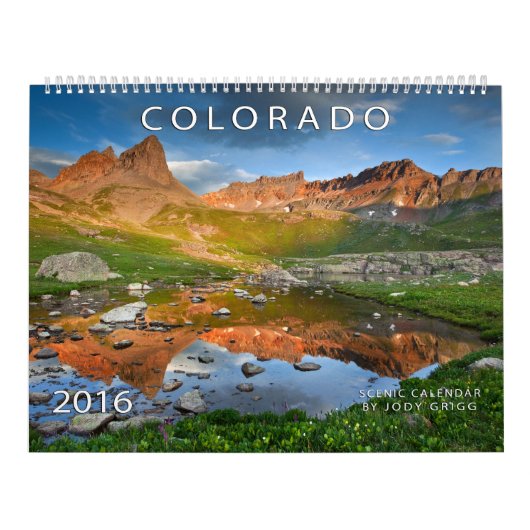 Mural Colorado Calendrier Pittoresque 2016 (Protection)