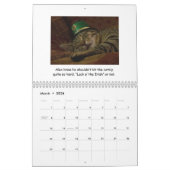 Mural Créature Fente-UPS, un calendrier animal (Mar 2026)