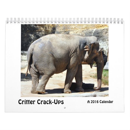 Mural Créature Fente-UPS, un calendrier animal (Protection)