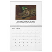 Mural Créature Fente-UPS, un calendrier animal (Mar 2027)