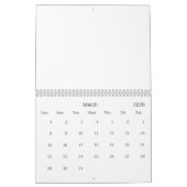 Mural Créer votre calendrier personnalisé (Mar 2026)