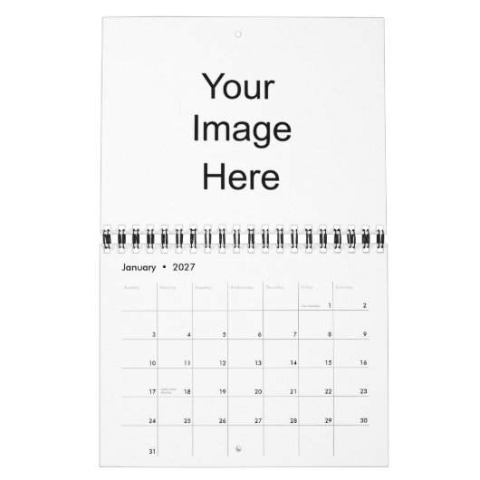 Mural Créez votre propre calendrier unique Petit (Jan 2027)