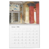 Mural Crète Grecque Calendrier des îles (Jan 2026)