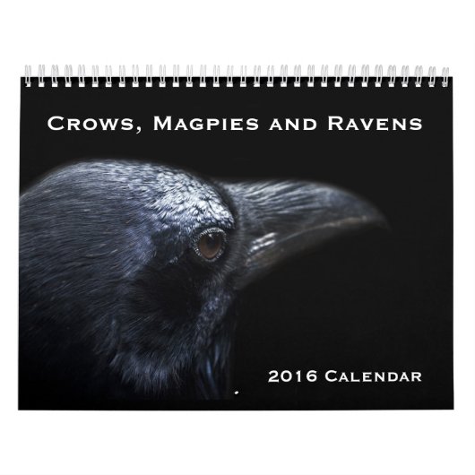Mural Crows, Magpies et Ravens Calendrier 2016 (Protection)