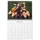 Mural Danse par le calendrier de l'année 2015 (Mar 2027)