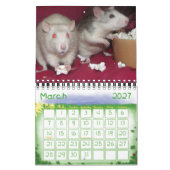 Mural Des cravates ! calendrier (petit) (Mar 2027)