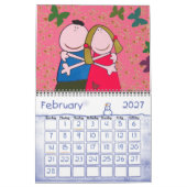 Mural Dessins pour enfants Calendrier 2012 (Feb 2027)