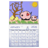 Mural Dessins pour enfants Calendrier 2012 (Jan 2026)