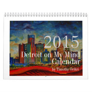 Mural "Detroit sur mon calendrier de l'esprit" 2015
