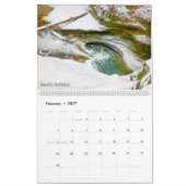 Mural Deux-Page, grand calendrier - collines 2016 de (Feb 2027)