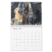 Mural Deux page, petit, blanc calendrier (Feb 2027)