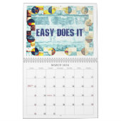 Mural Droit du calendrier de slogans de récupération de (Mar 2026)