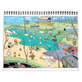 Mural Drôle calendrier des caricatures de l'aviation (Protection)
