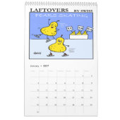 Mural Drôle Laftovers Aliments Caricatures Calendrier (Jan 2027)
