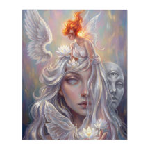 ÉTUI DE TÉLÉPHONE ETHERIA Art Féminin Mystique