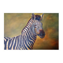 Mur Art Zebra Gros plan