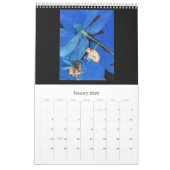 Mural En vol calendrier congelé (Jan 2026)